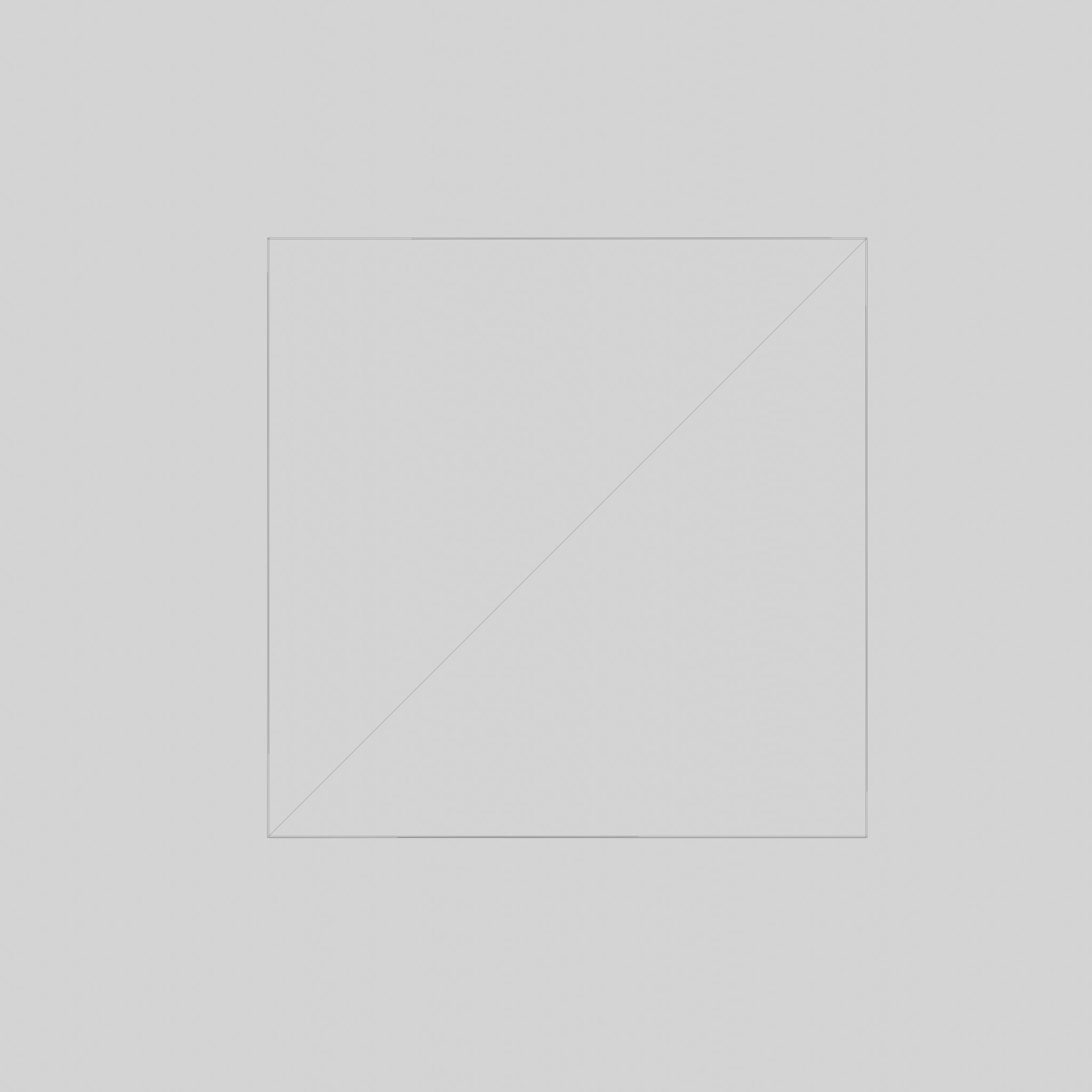 3D Model of a small side table Low-poly 3D model_9