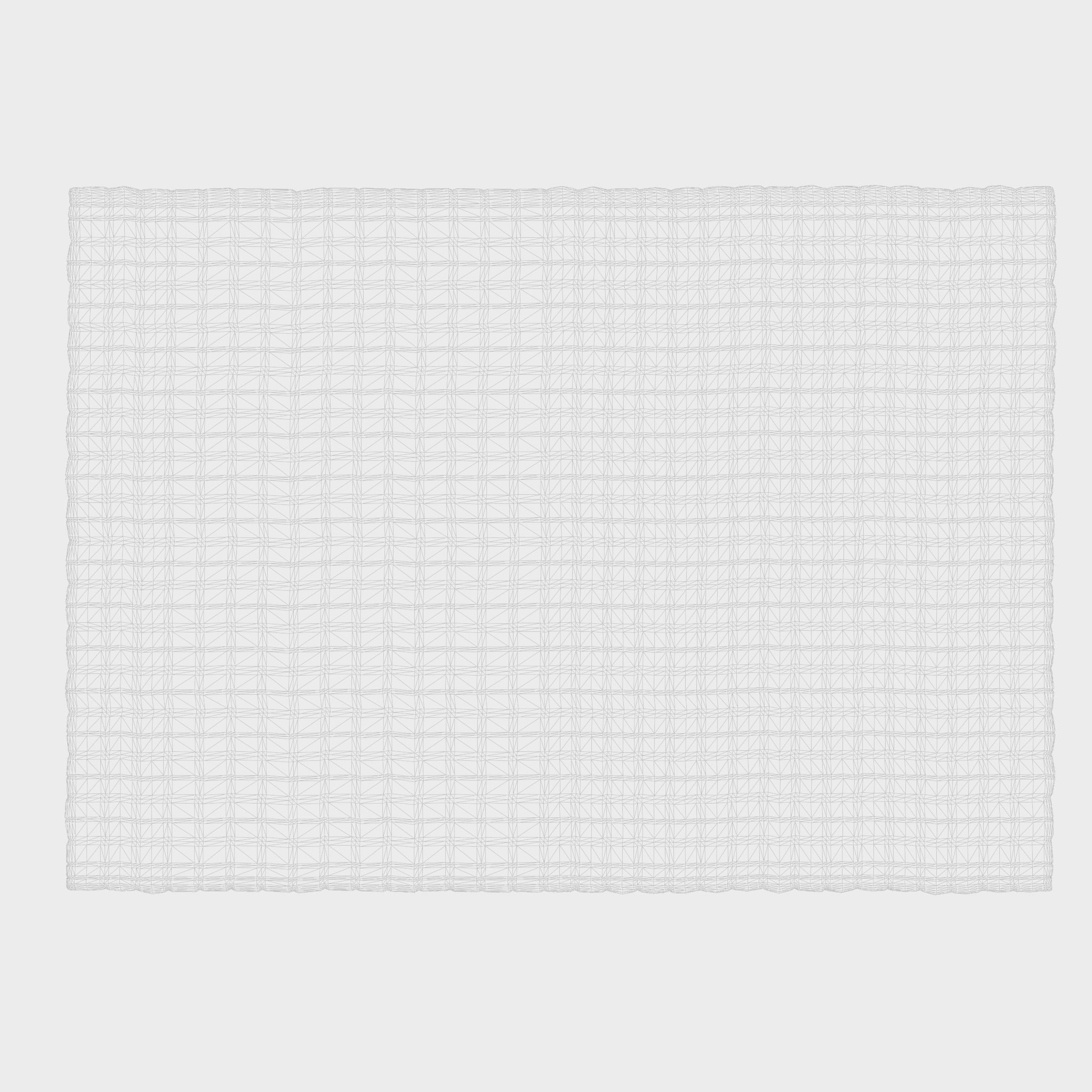 3D Model of Doormat in braided jute Low-poly 3D model_9