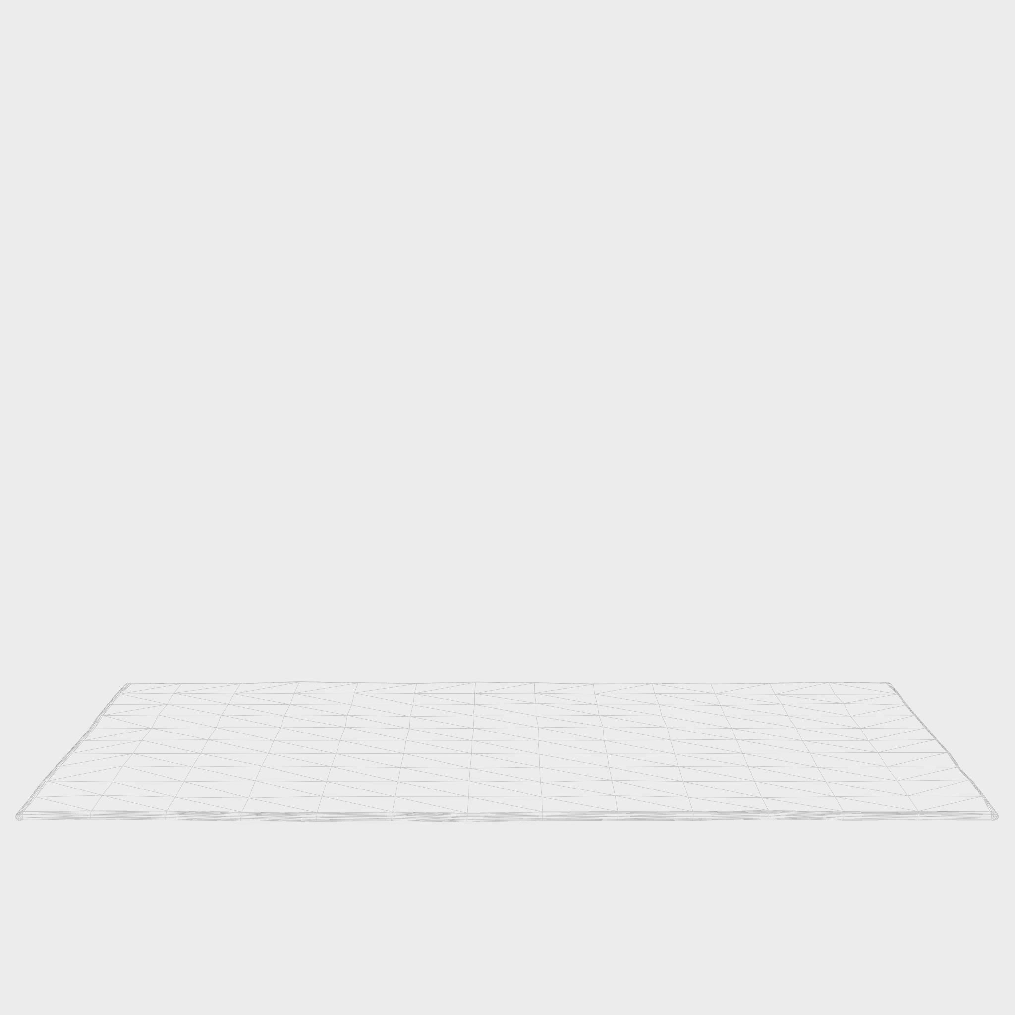 3D Model of Patterned rug in an ecru organic cotton weave  Low-poly 3D model_7