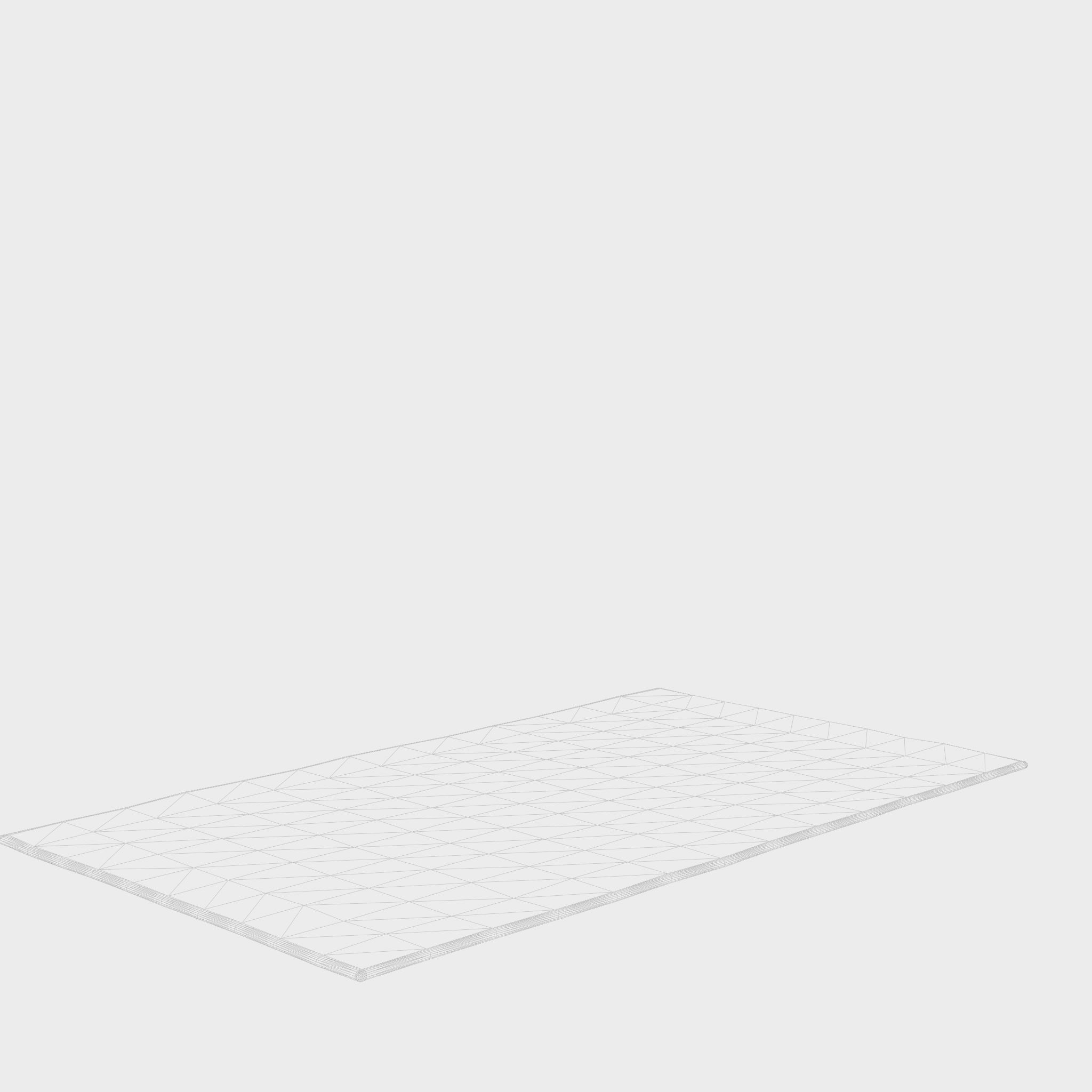 3D Model of Patterned rug in an ecru organic cotton weave  Low-poly 3D model_5