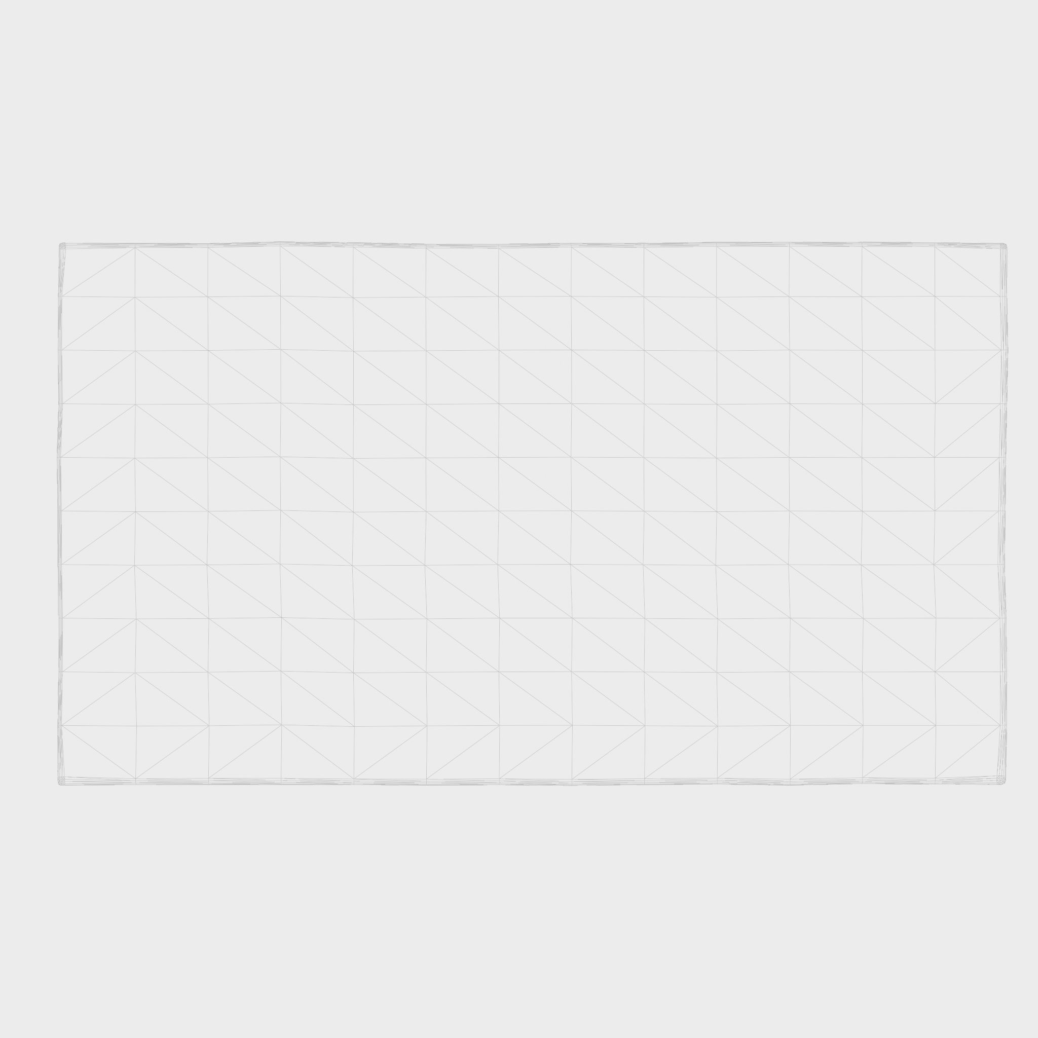 3D Model of Patterned rug in an ecru organic cotton weave  Low-poly 3D model_9