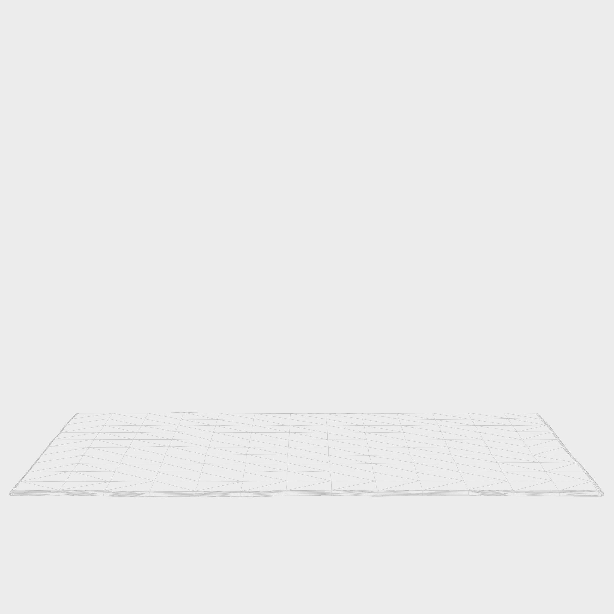 3D Model of Patterned rug in an ecru organic cotton weave  Low-poly 3D model_6