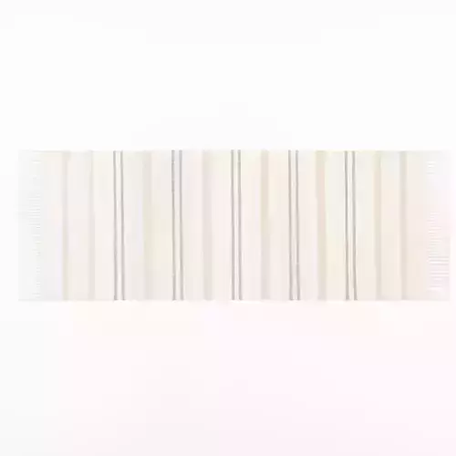 3D Model of an oblong rug in woven