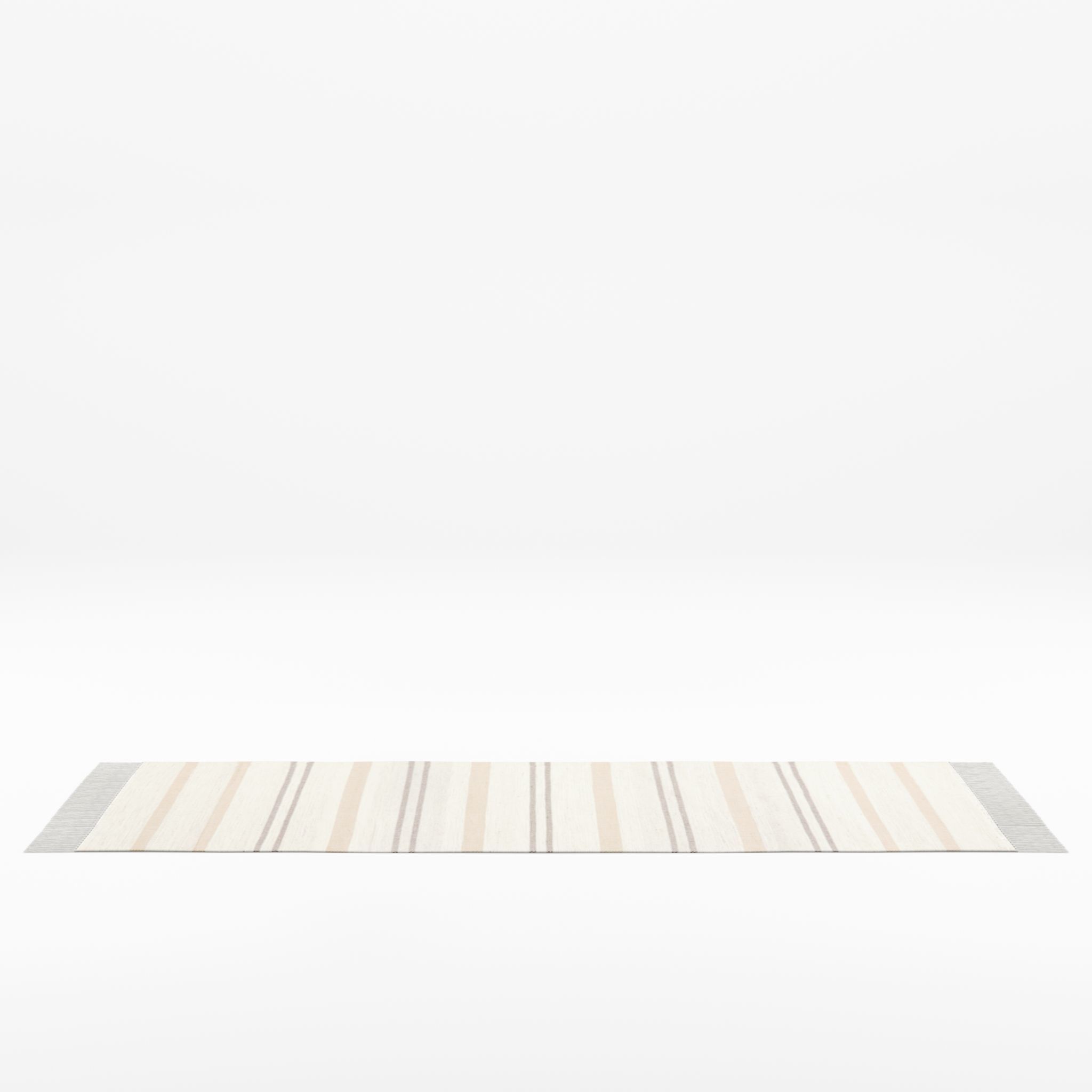 3D Model of an oblong rug in woven Low-poly 3D model_3