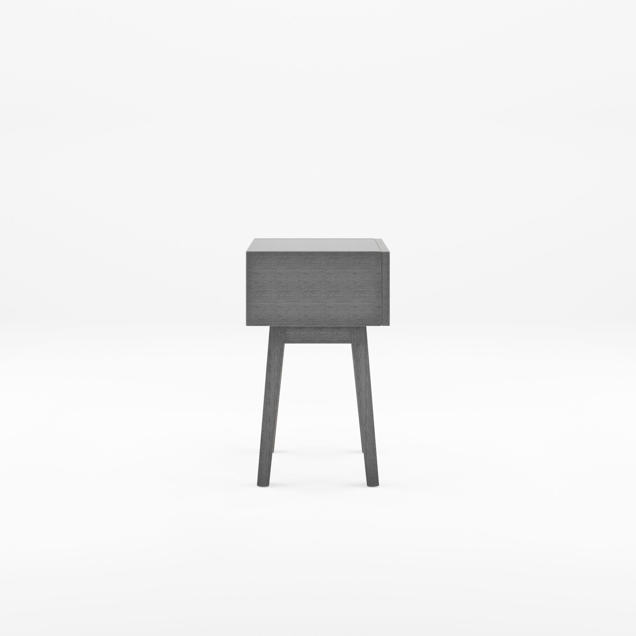 3D Model of a bedside table in meranti wood and MDF Low-poly 3D model_3