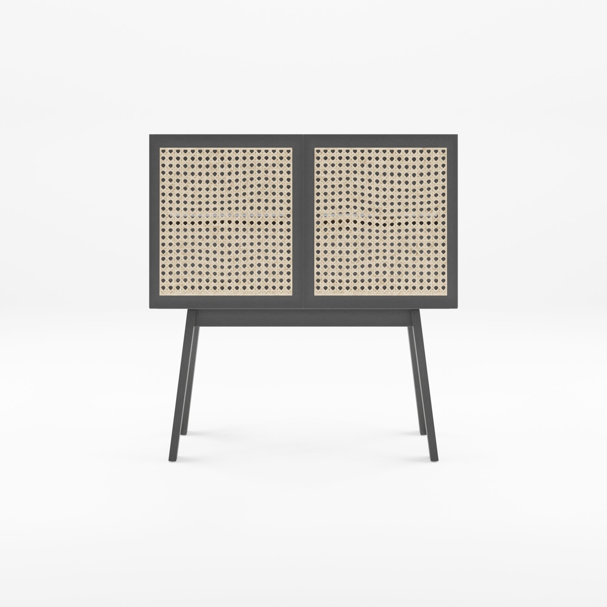 3D Model of a cabinet in MDF and meranti wood Low-poly 3D model_2