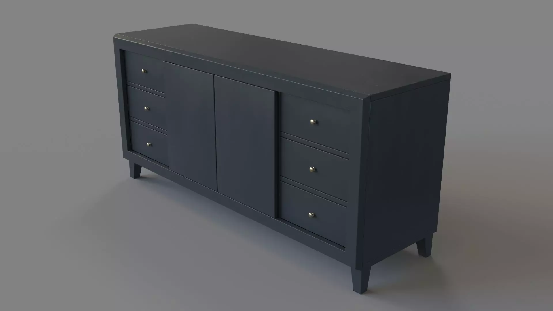Grant Media Console 3D model