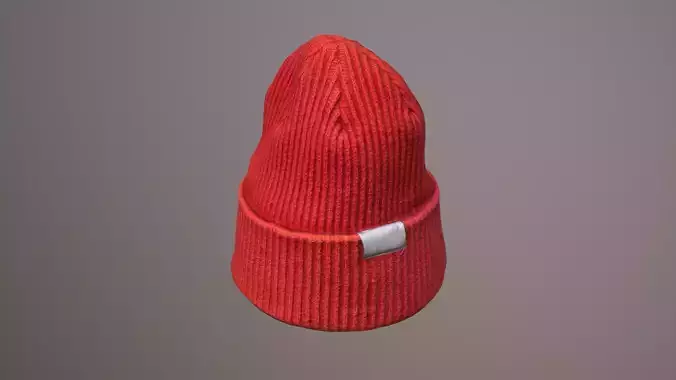 Red Beanie Hat 