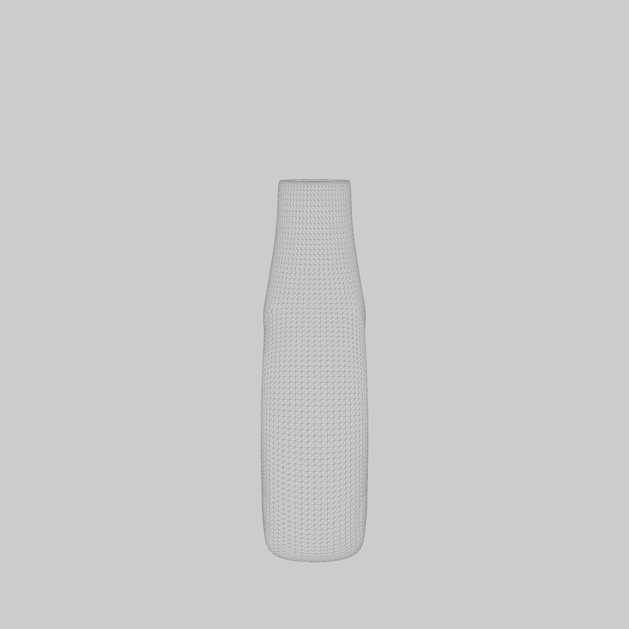 3D Model of a glazed stoneware vase Low-poly 3D model_8