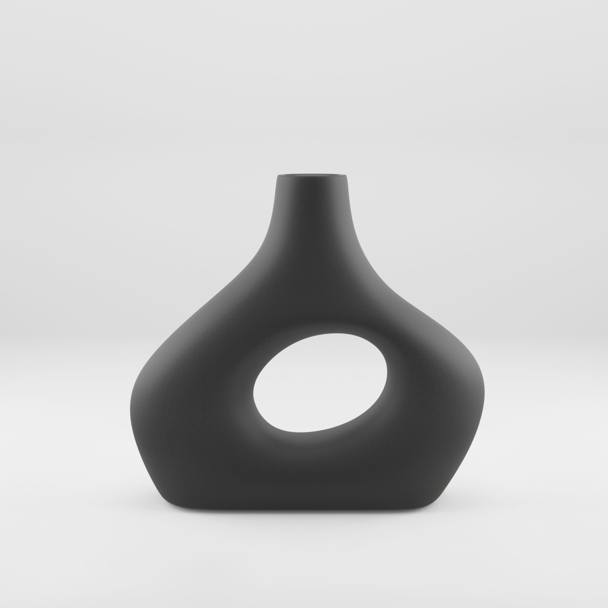 3D Model of a glazed stoneware vase Low-poly 3D model_2