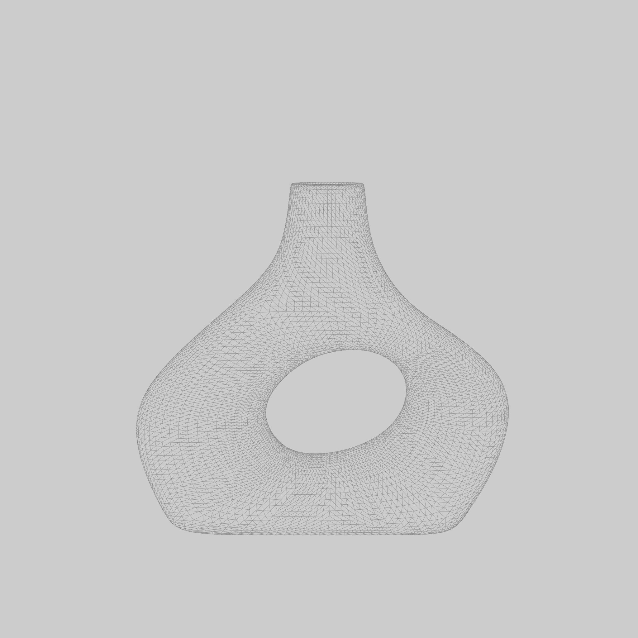 3D Model of a glazed stoneware vase Low-poly 3D model_7
