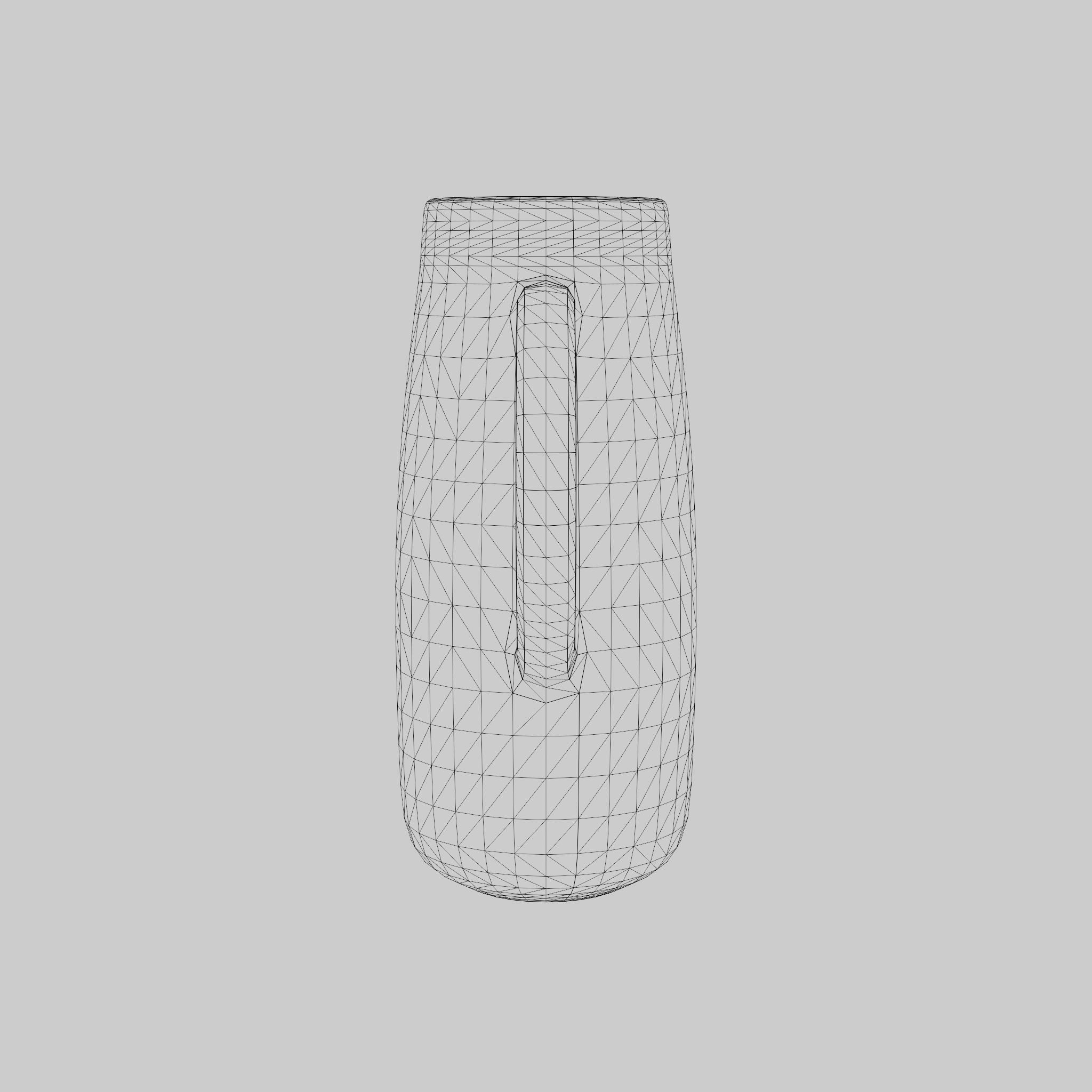 3D Model of a Glazed ceramic jug with a spout Low-poly 3D model_7