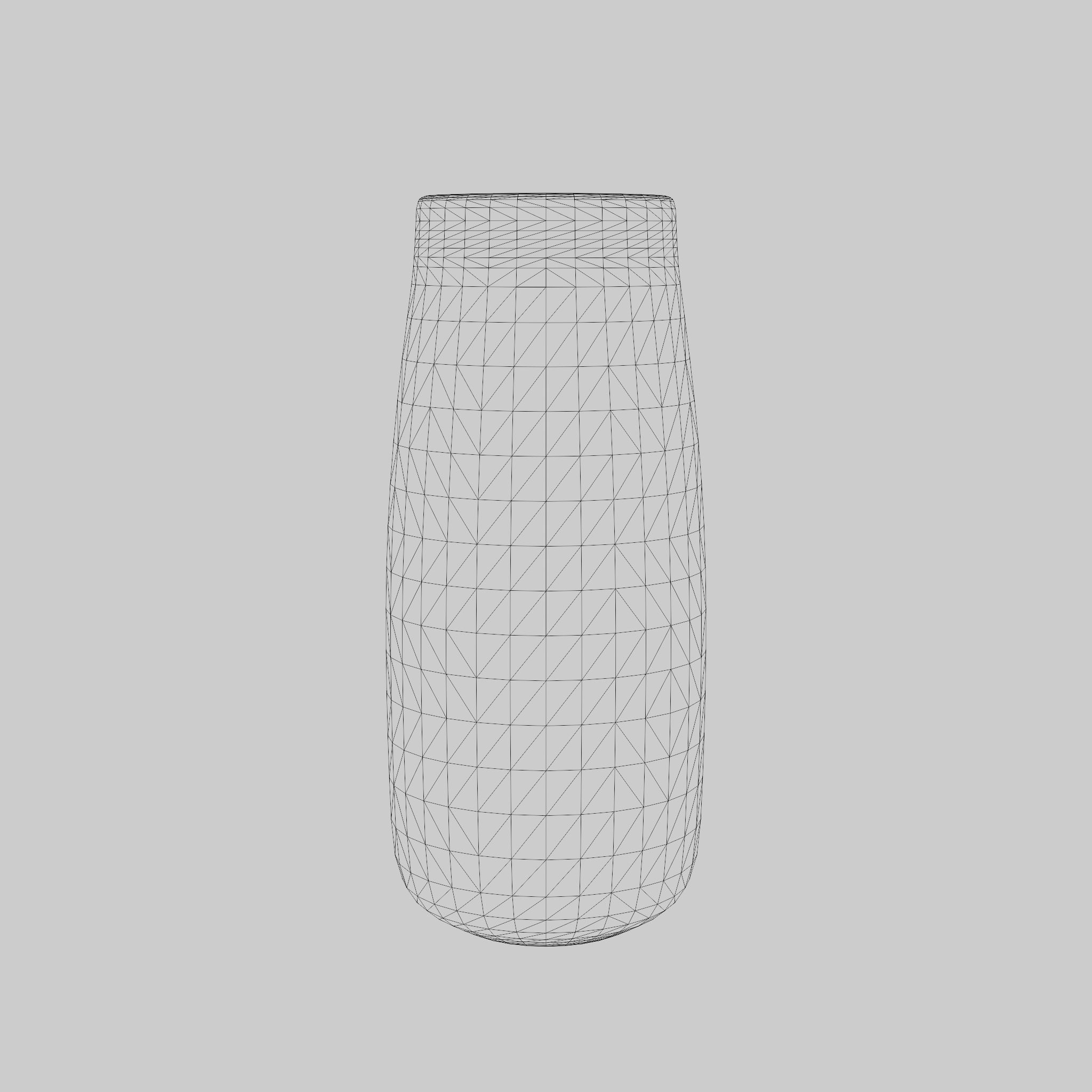 3D Model of a Glazed ceramic jug with a spout Low-poly 3D model_6