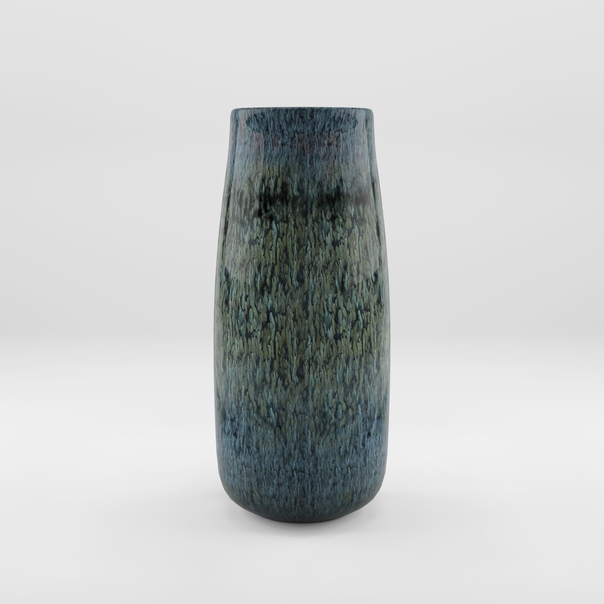 3D Model of a Glazed ceramic jug with a spout Low-poly 3D model_1