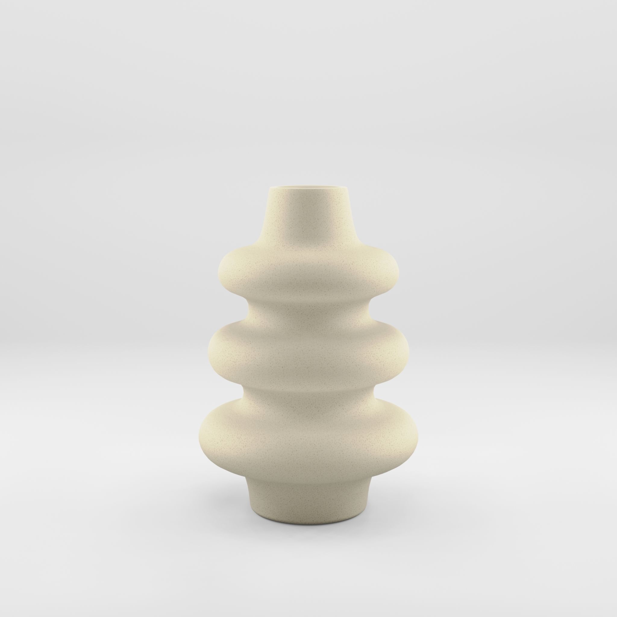 3D Model of a large vase in glazed ceramic Low-poly 3D model_3