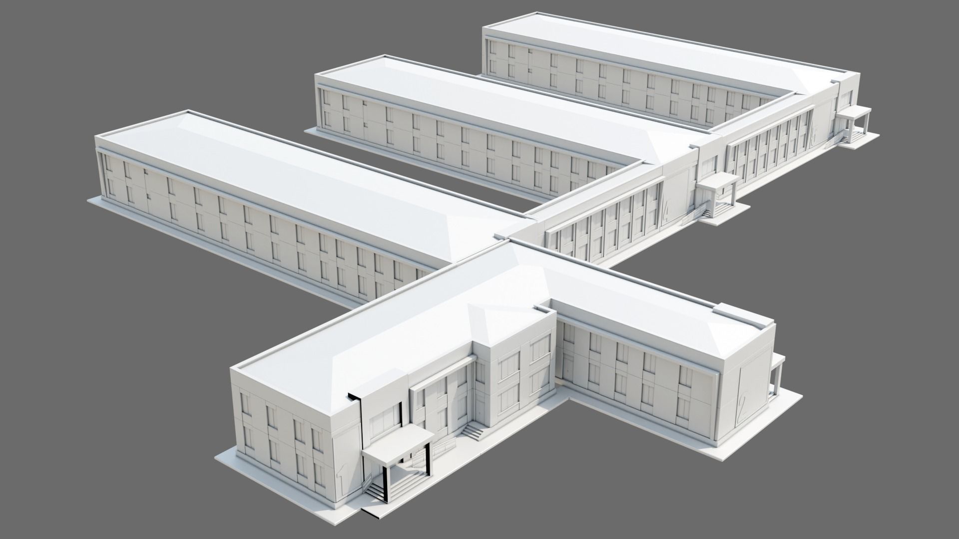 High School ID031 3D model_7