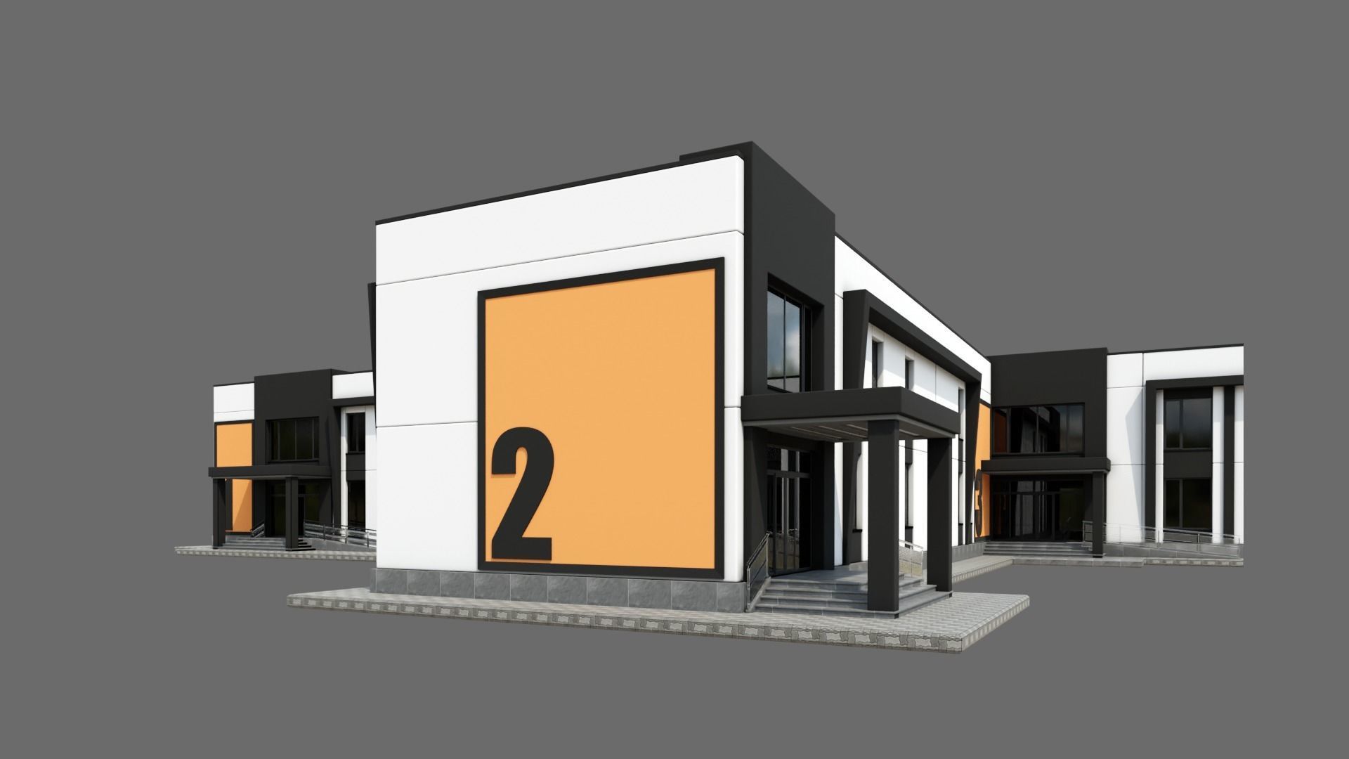 High School ID031 3D model_2