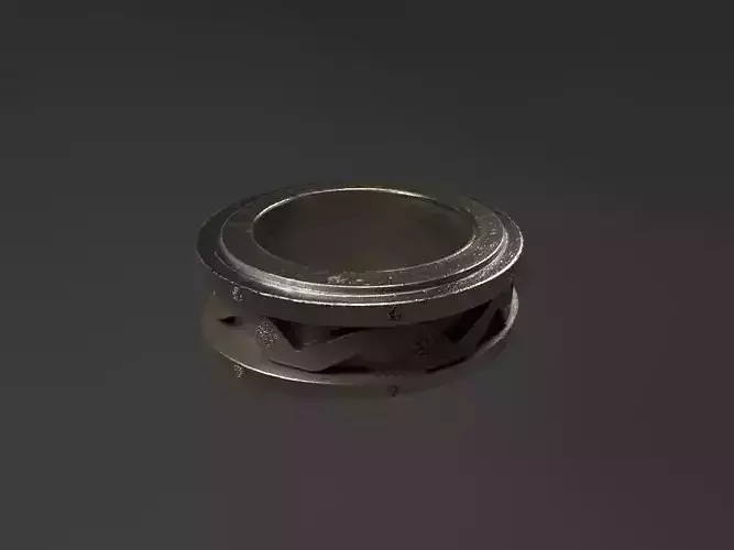decorated ring 3D model