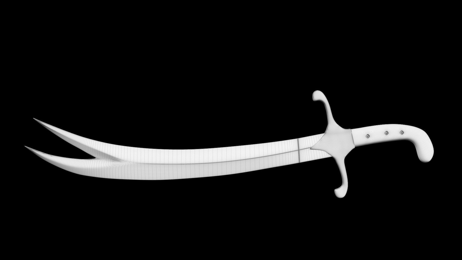 Sword of Imam Ali  3D model_5
