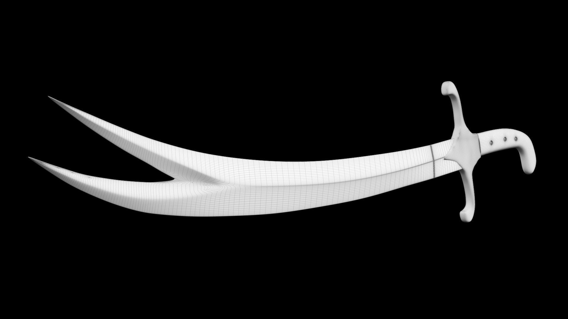 Sword of Imam Ali  3D model_6