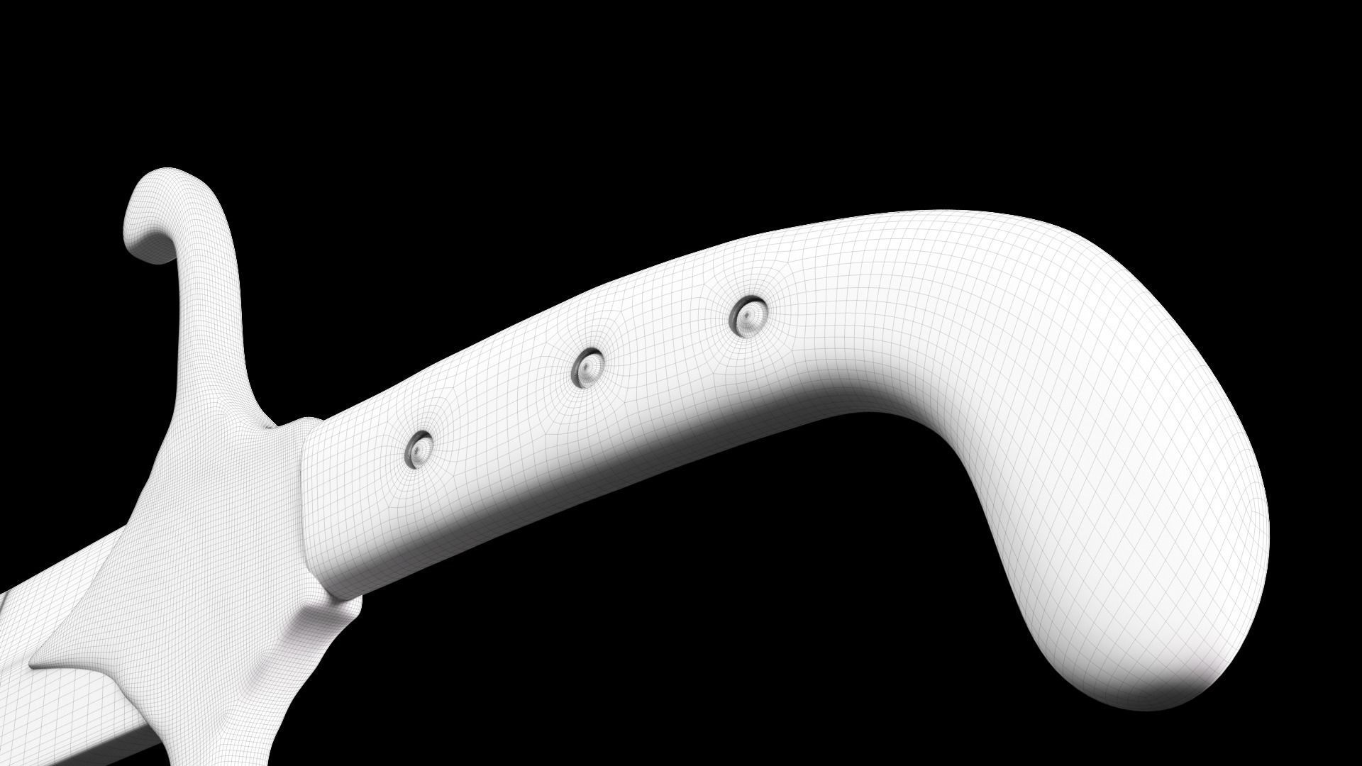 Sword of Imam Ali  3D model_8