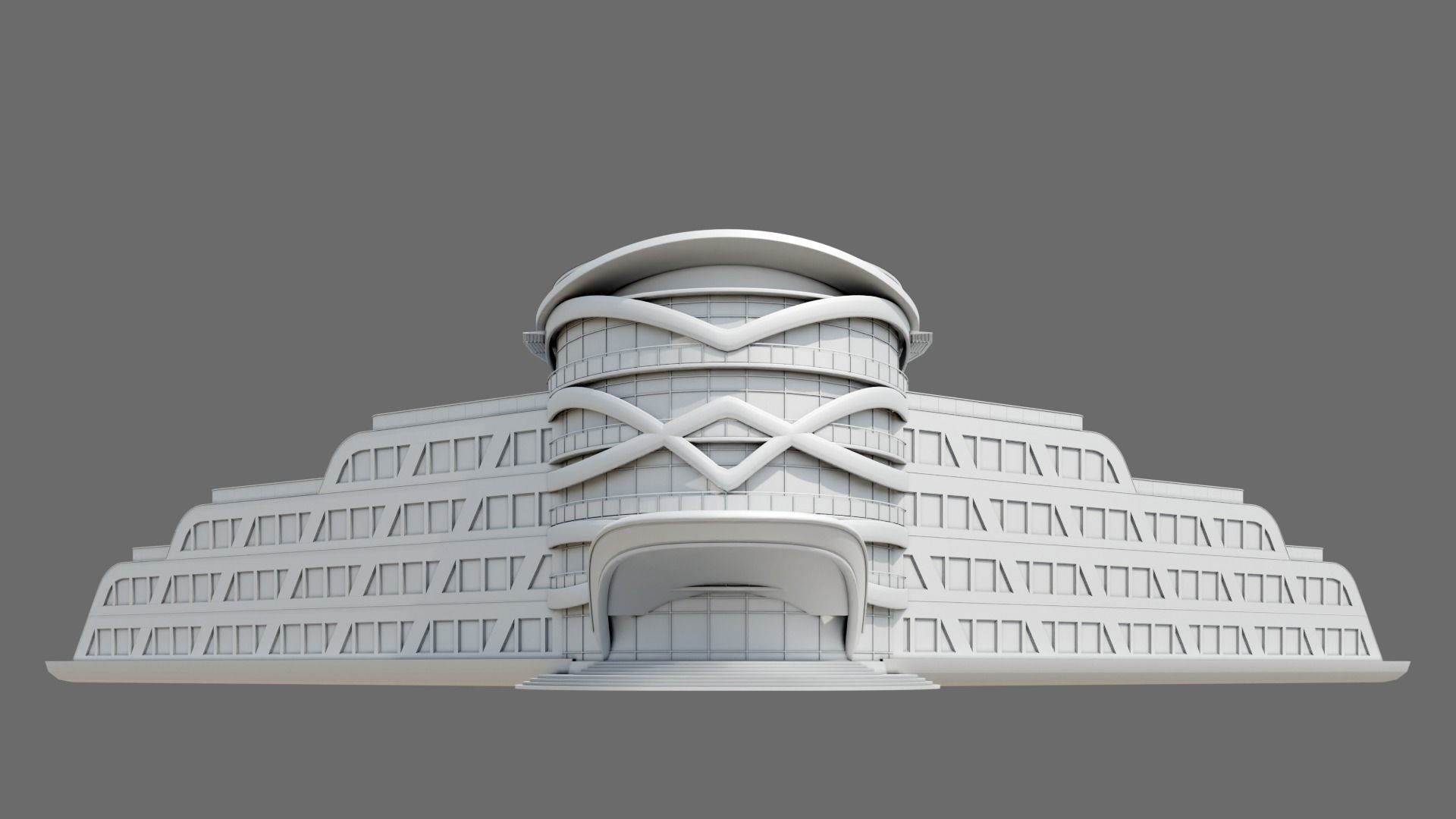 Beach Hotel ID033 3D model_3