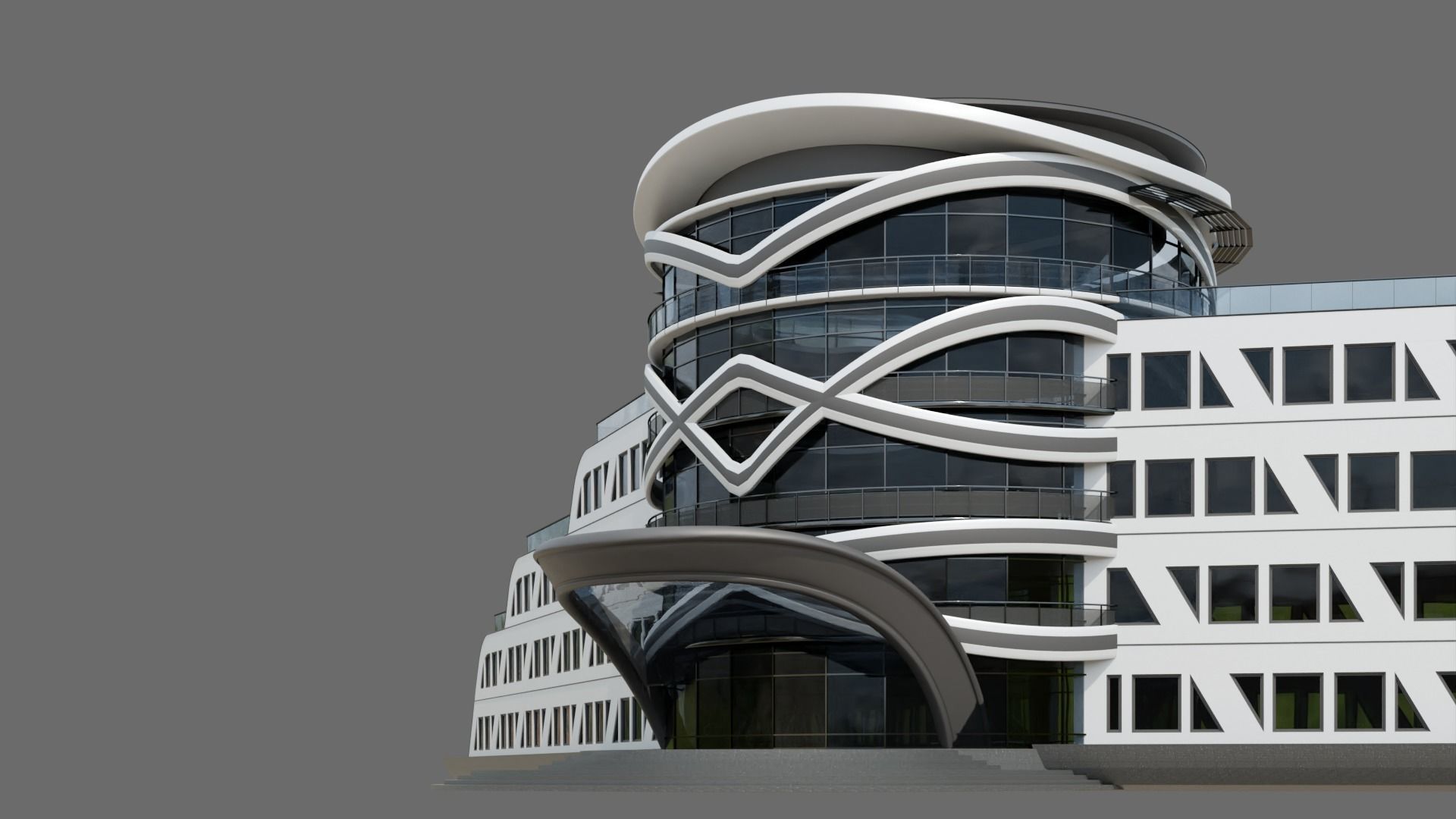 Beach Hotel ID033 3D model_7