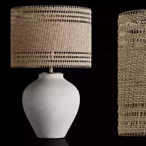 Table Lamp Woven 3D model