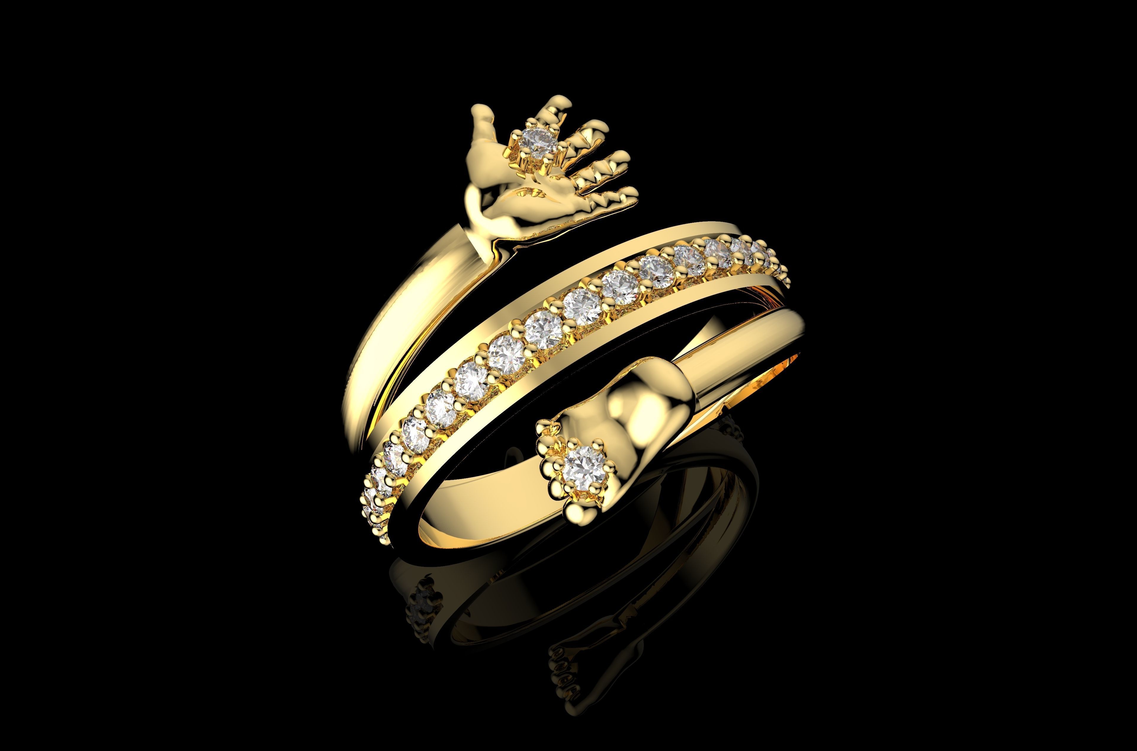 Gold N971 3D print model_4