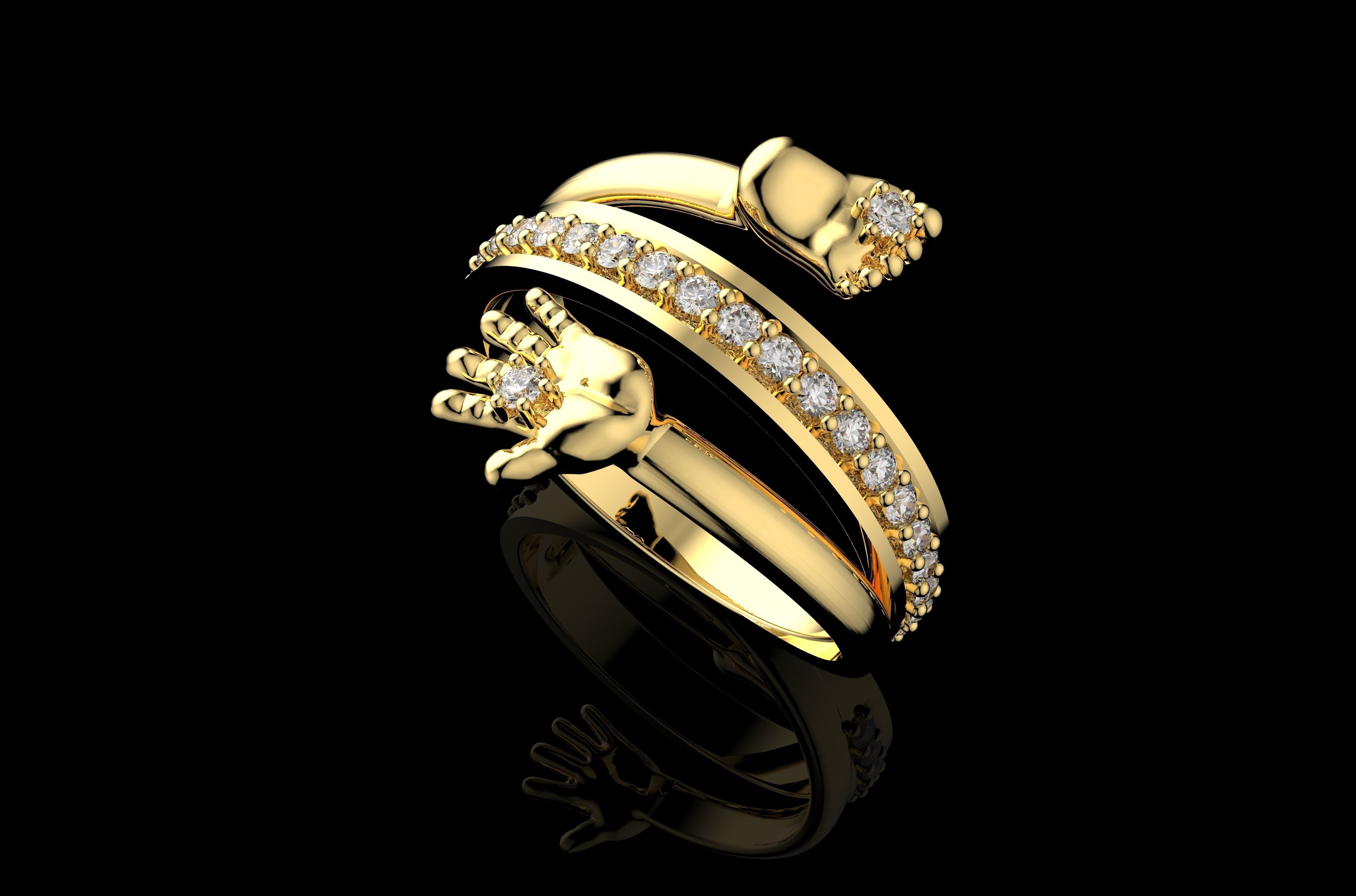 Gold N971 3D print model_2