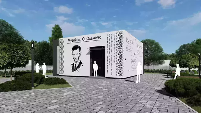 3D model of the museum in 2 versions