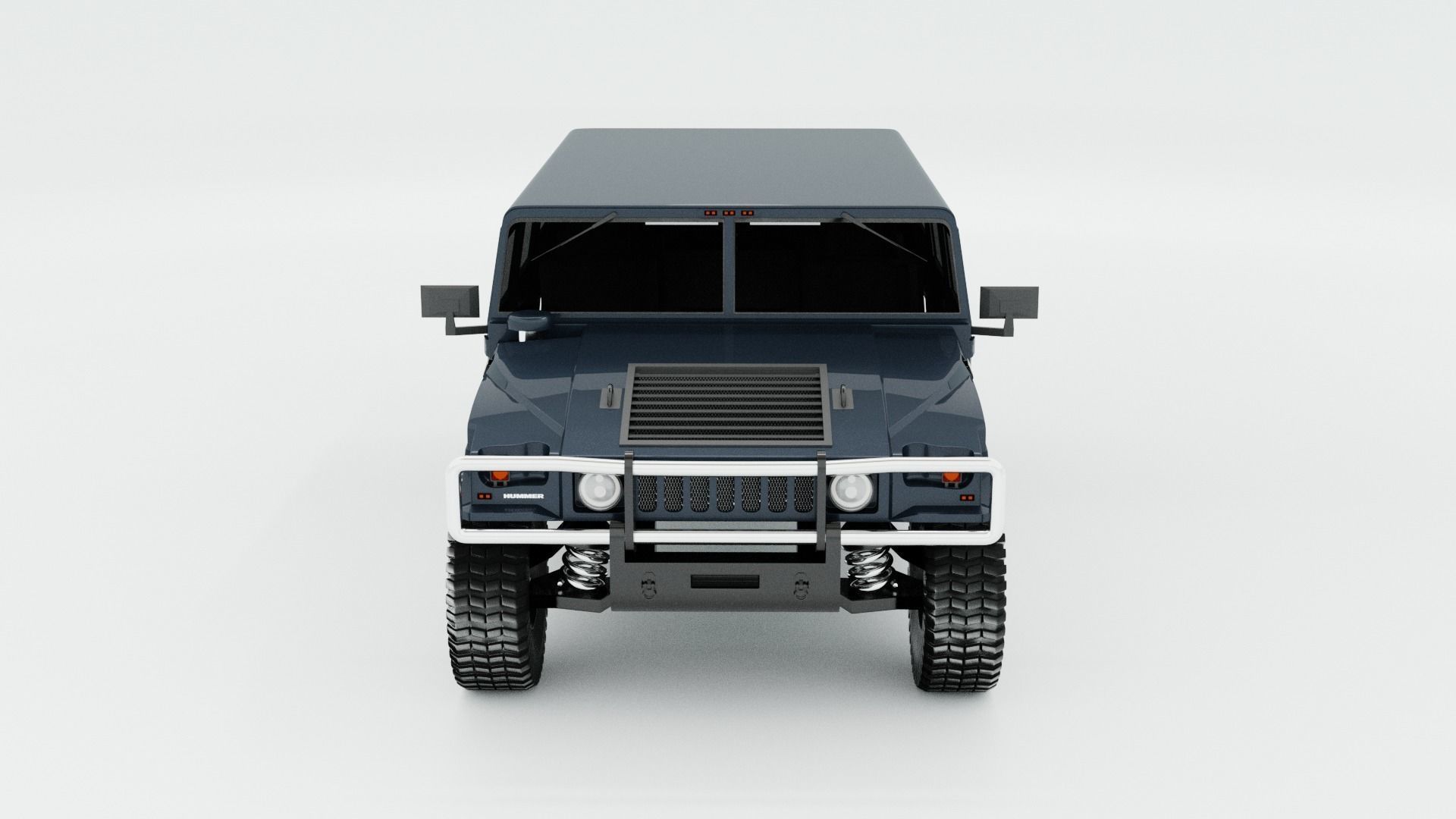 HUMMER H1 SUV READY FOR SUBDIVISION 3D model_11