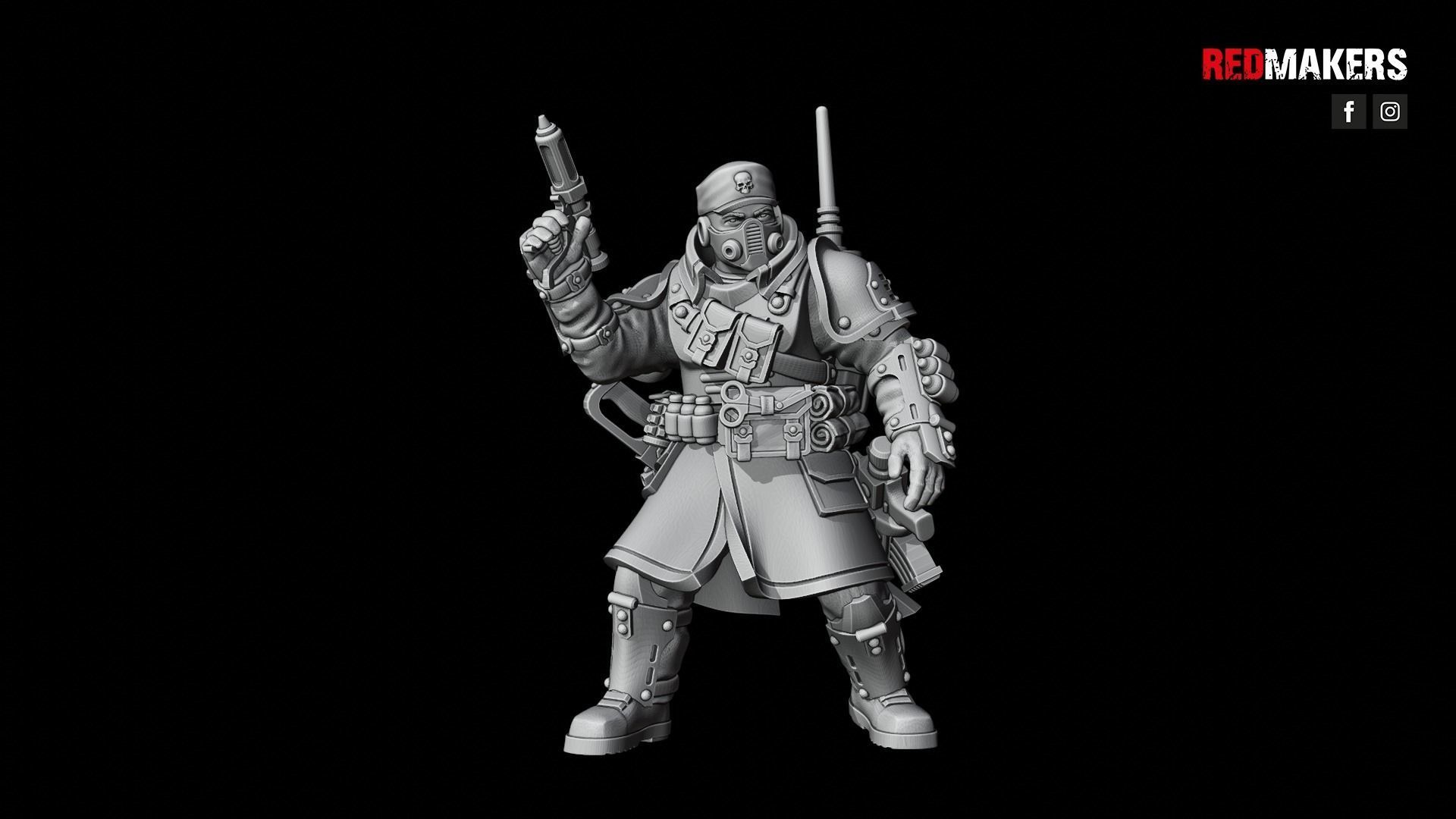 Shock Troops - Command Elite Squad of the Imperial Force  3D print model_26