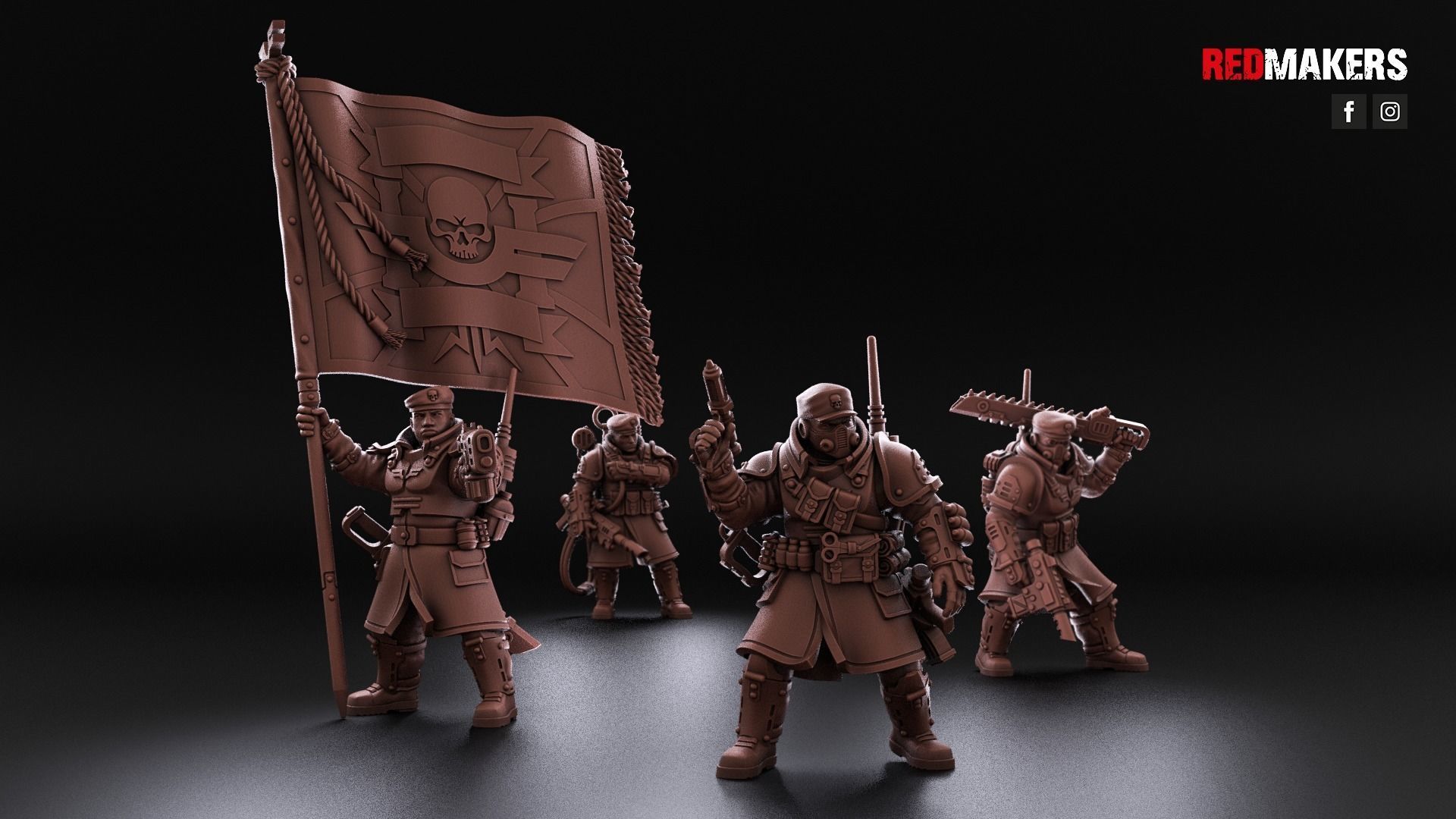 Shock Troops - Command Elite Squad of the Imperial Force  3D print model_2