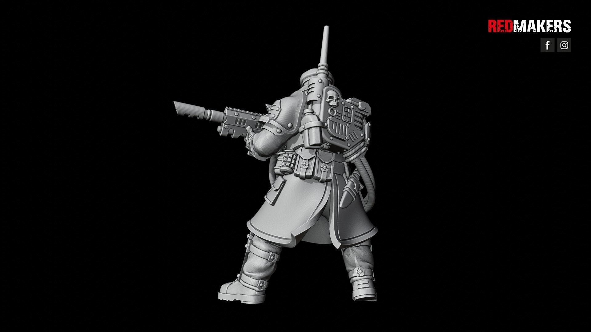 Shock Troops - Command Elite Squad of the Imperial Force  3D print model_24