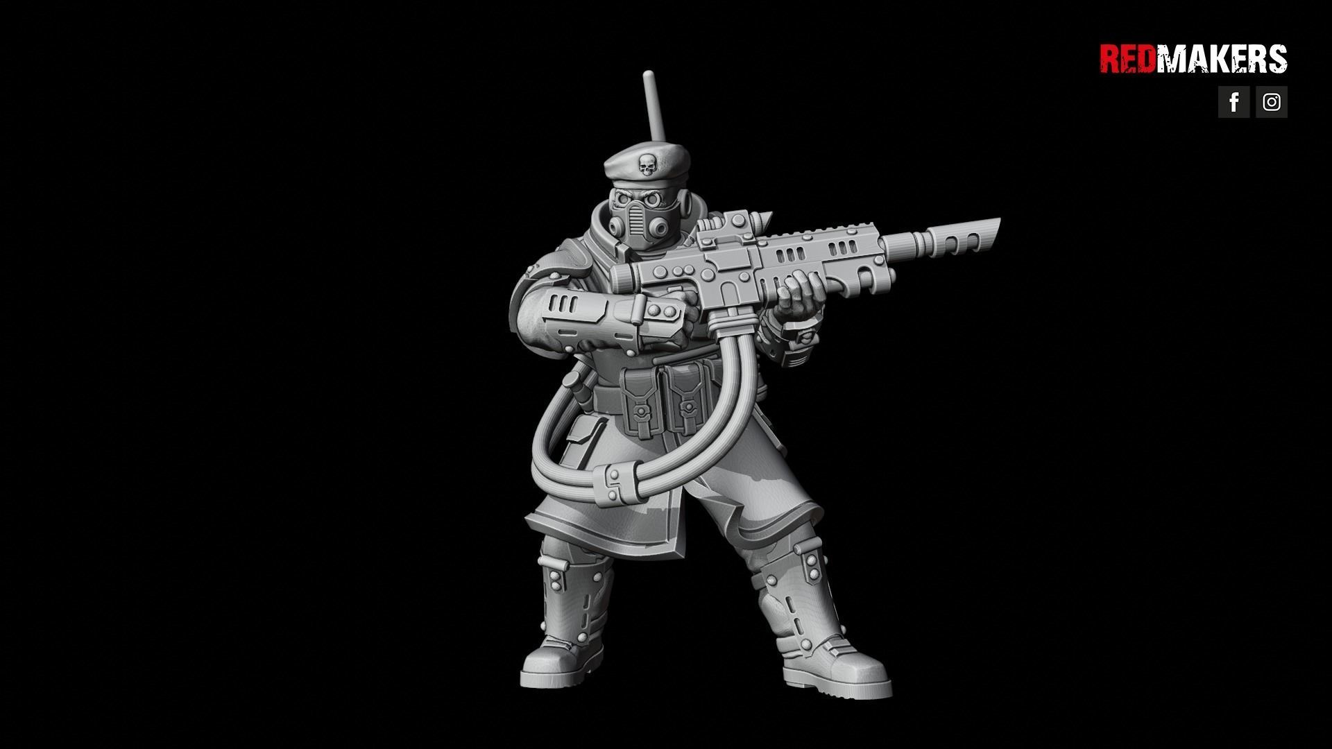 Shock Troops - Command Elite Squad of the Imperial Force  3D print model_23