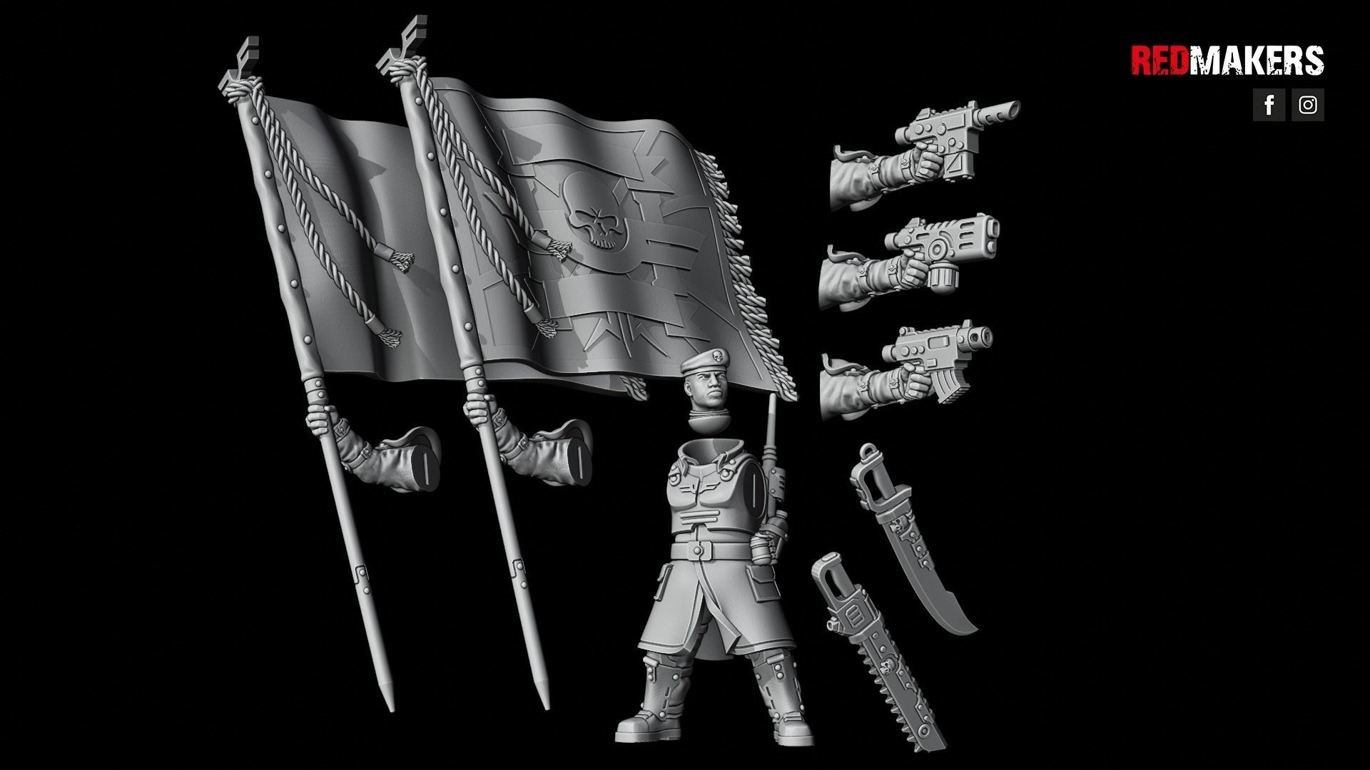 Shock Troops - Command Elite Squad of the Imperial Force  3D print model_22