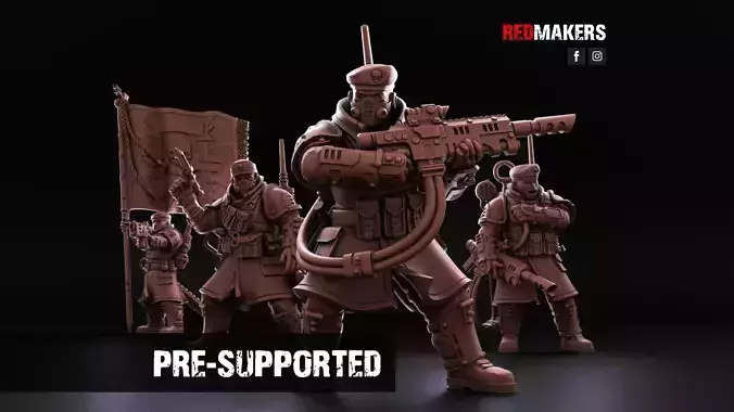 Shock Troops - Command Elite Squad of the Imperial Force  3D print model