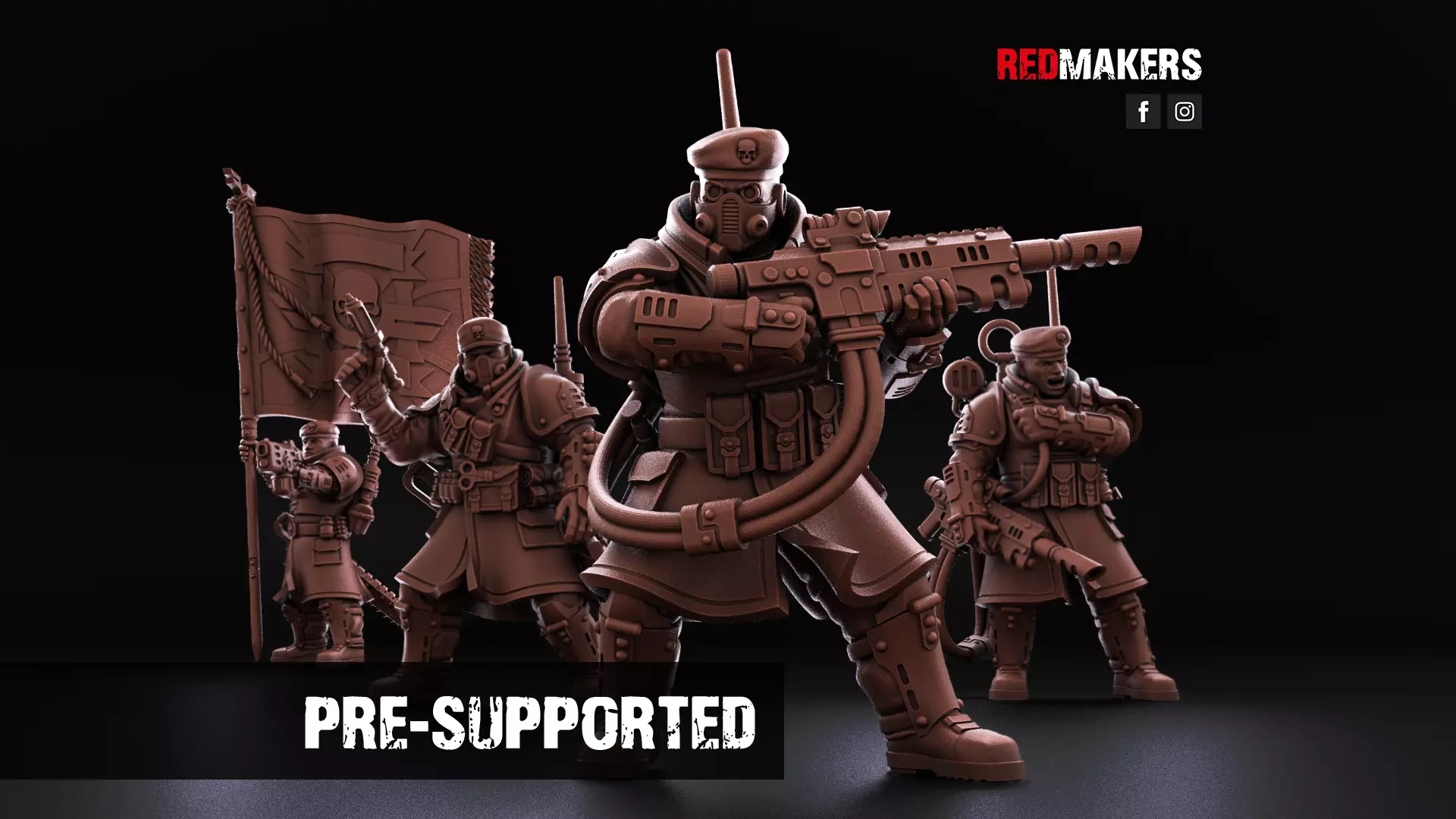 Shock Troops - Command Elite Squad of the Imperial Force  3D print model_0