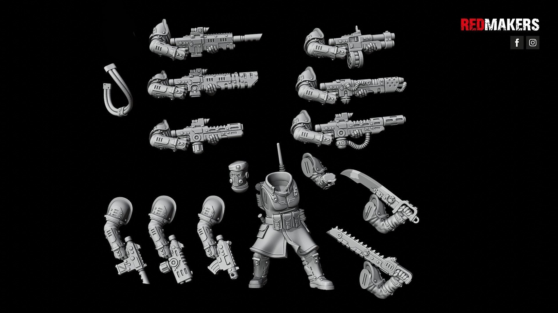 Shock Troops - Command Elite Squad of the Imperial Force  3D print model_25