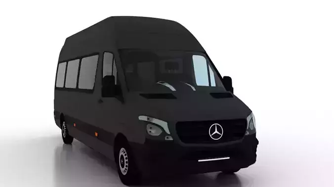 Mercedes Benz Sprinter L3H3 2015 Passenger UK 3D model