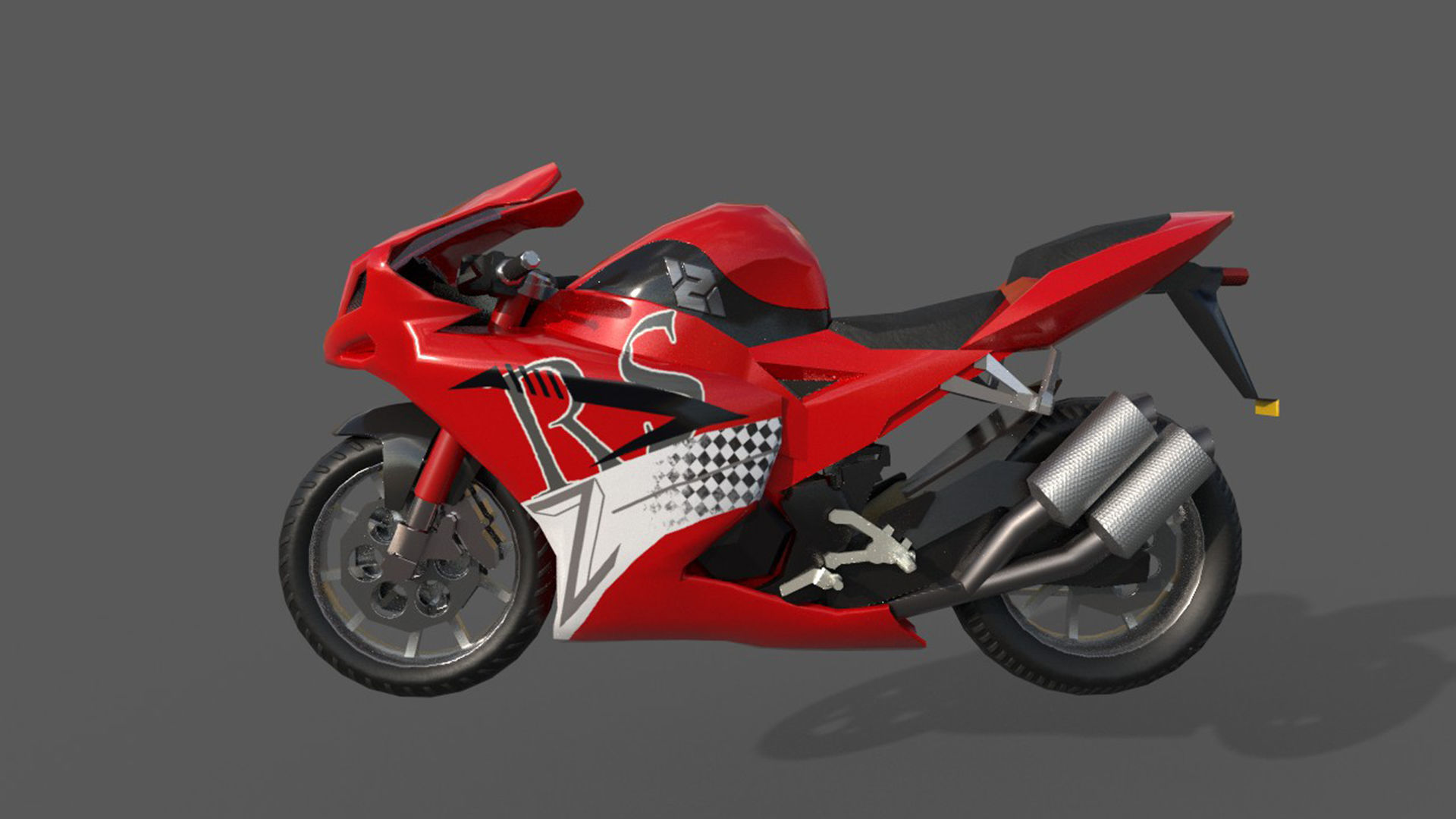 Race Bikes  3D model_3
