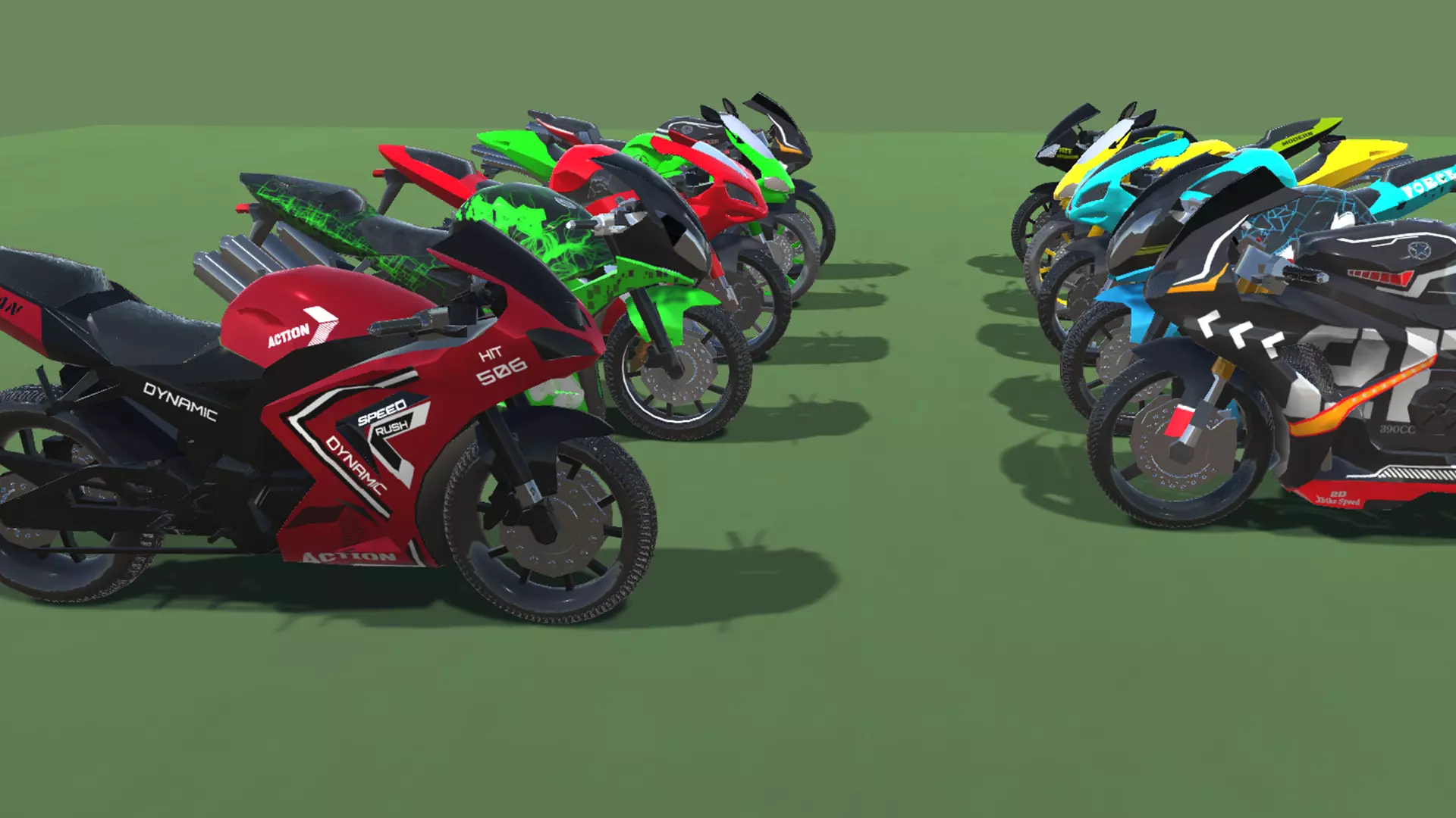 Race Bikes  3D model_0