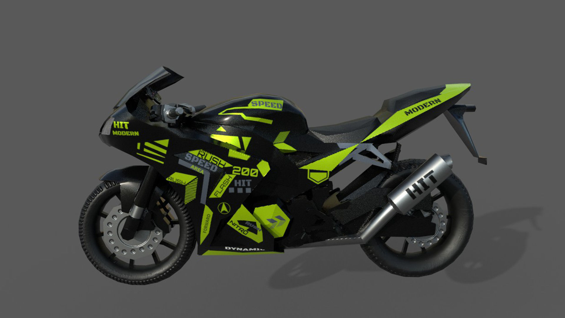 Race Bikes  3D model_6