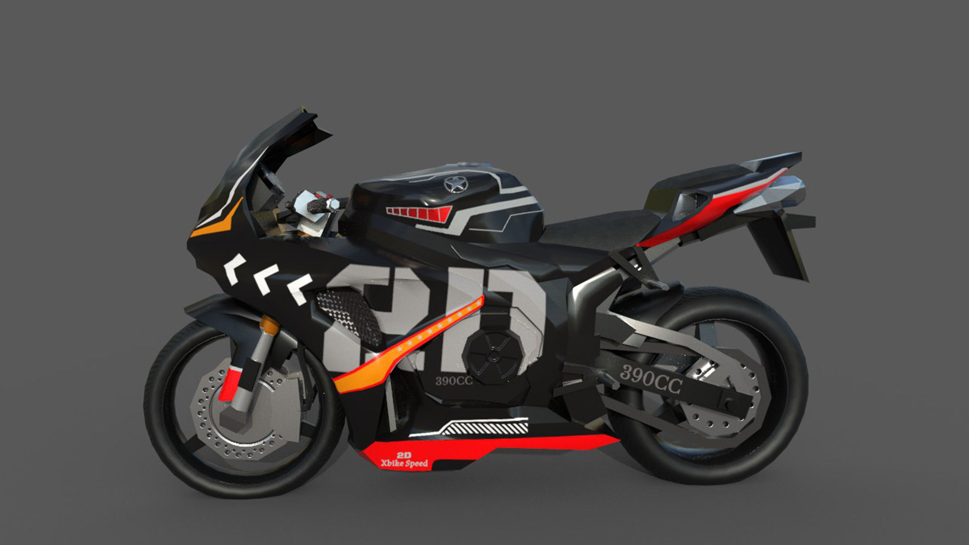 Race Bikes  3D model_10