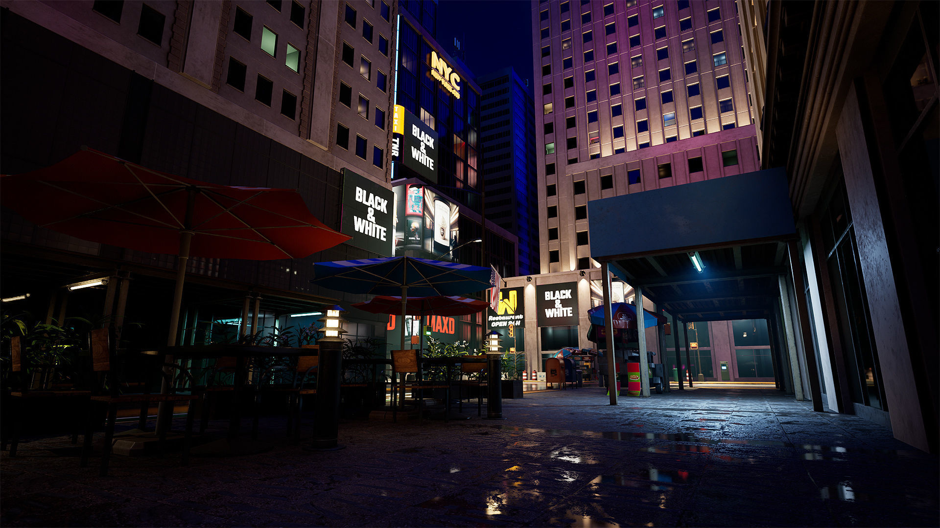 New York Night 3D model_13