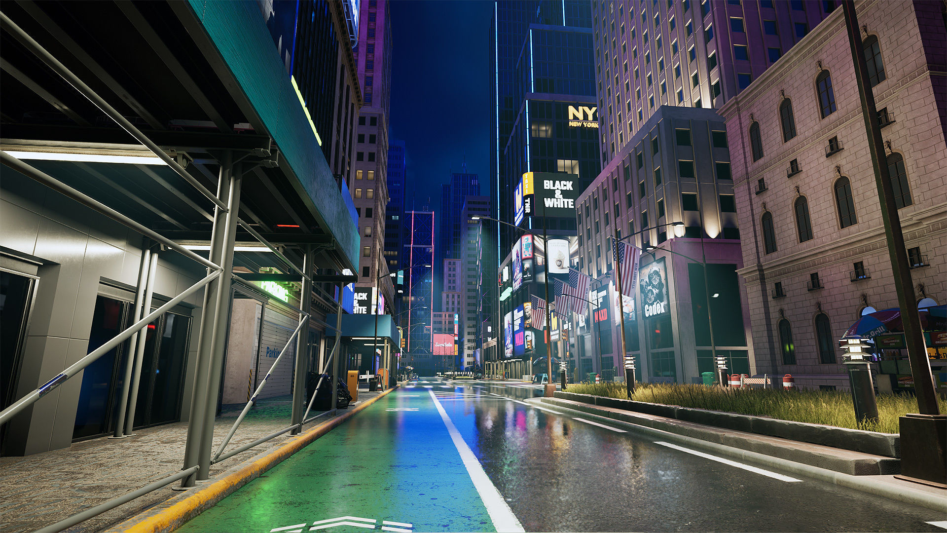 New York Night 3D model_18