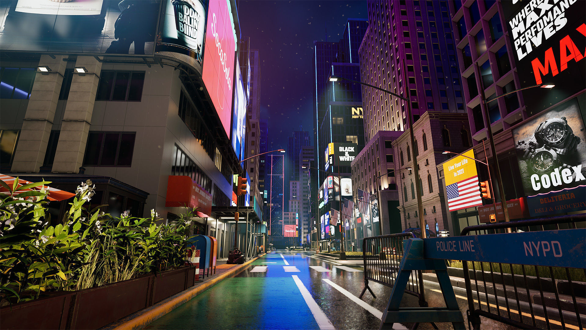 New York Night 3D model_20