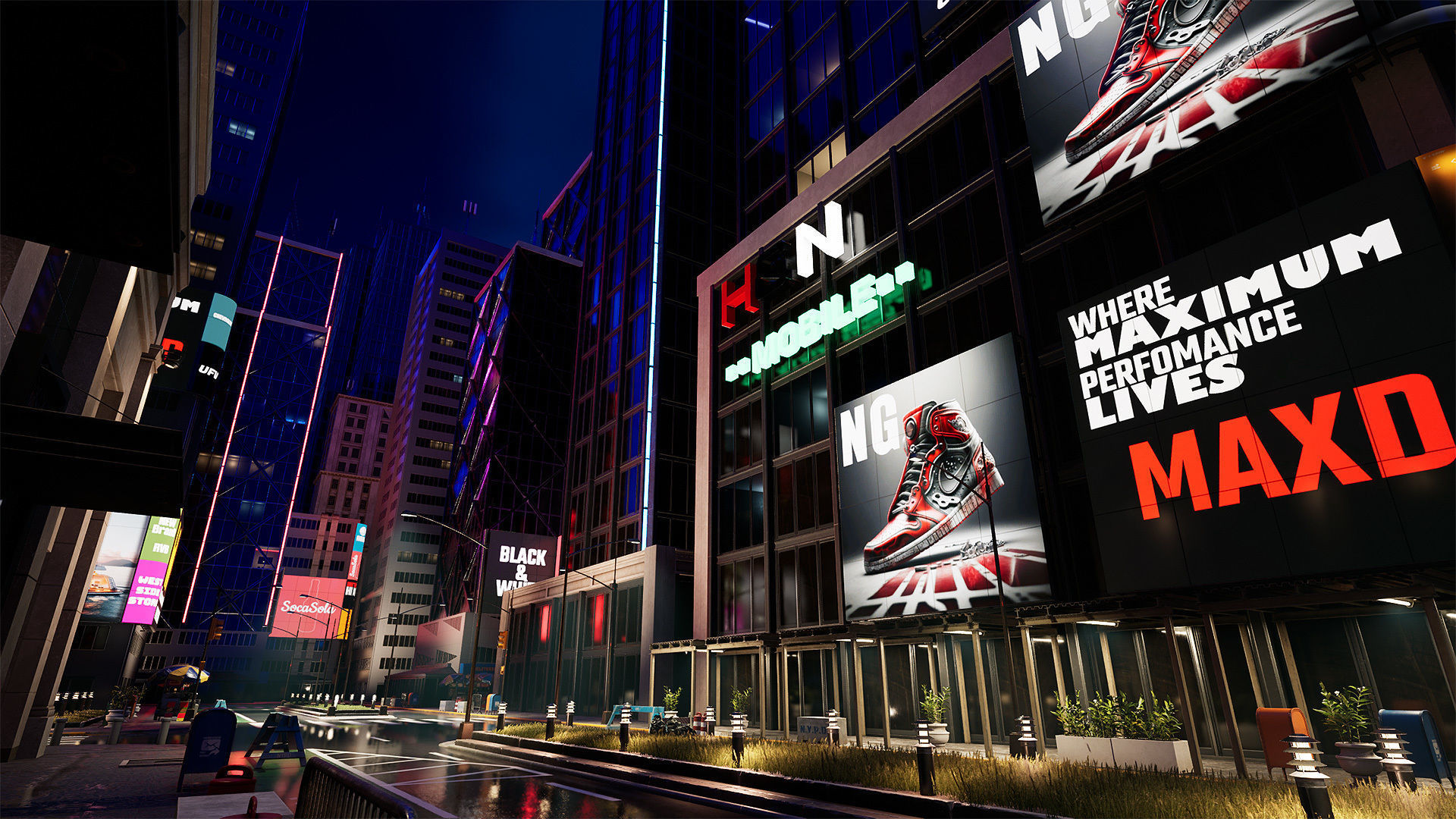 New York Night 3D model_10