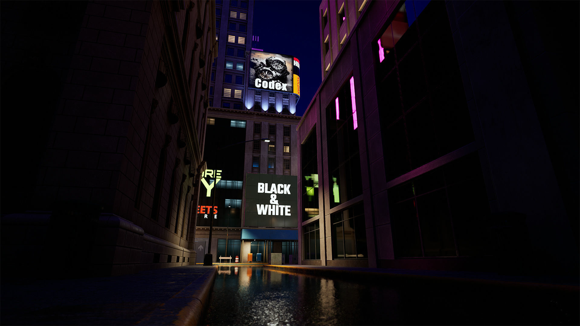 New York Night 3D model_9